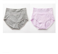 High Waist Physiological Underwear Female Menstrual Leak-proof Cotton Crotch Cotton Fabric Warm Aunt Pants Menstrual Fake Health Pants