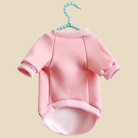 Pet Sweater Breathable Warm With Velvet Dog Clothes