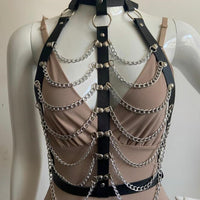 Exaggerated Collar Chest Necklace Waist Chain