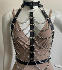 Exaggerated Collar Chest Necklace Waist Chain