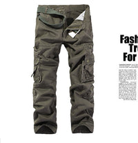 Cotton washed multi-pocket overalls long pants