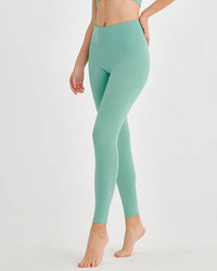 Women's Double-sided Brushed Nude Feel Yoga Pants High Waist