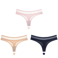 Cotton low-rise seamless women's briefs