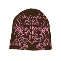 Winter Warm Leisure Fashion Cross Knitted Hat
