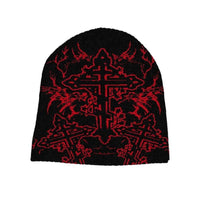 Winter Warm Leisure Fashion Cross Knitted Hat