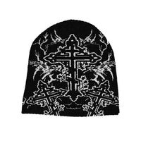 Winter Warm Leisure Fashion Cross Knitted Hat