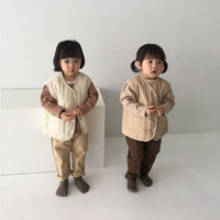 Retro Easy Matching Vest Baby Girl Vest