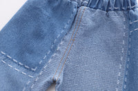 Autumn Children's Jeans Cardigan Pants T-shirt Suit