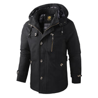 Mid-length Men's Hoodie Jacket
