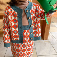 Girls western style diamond suit