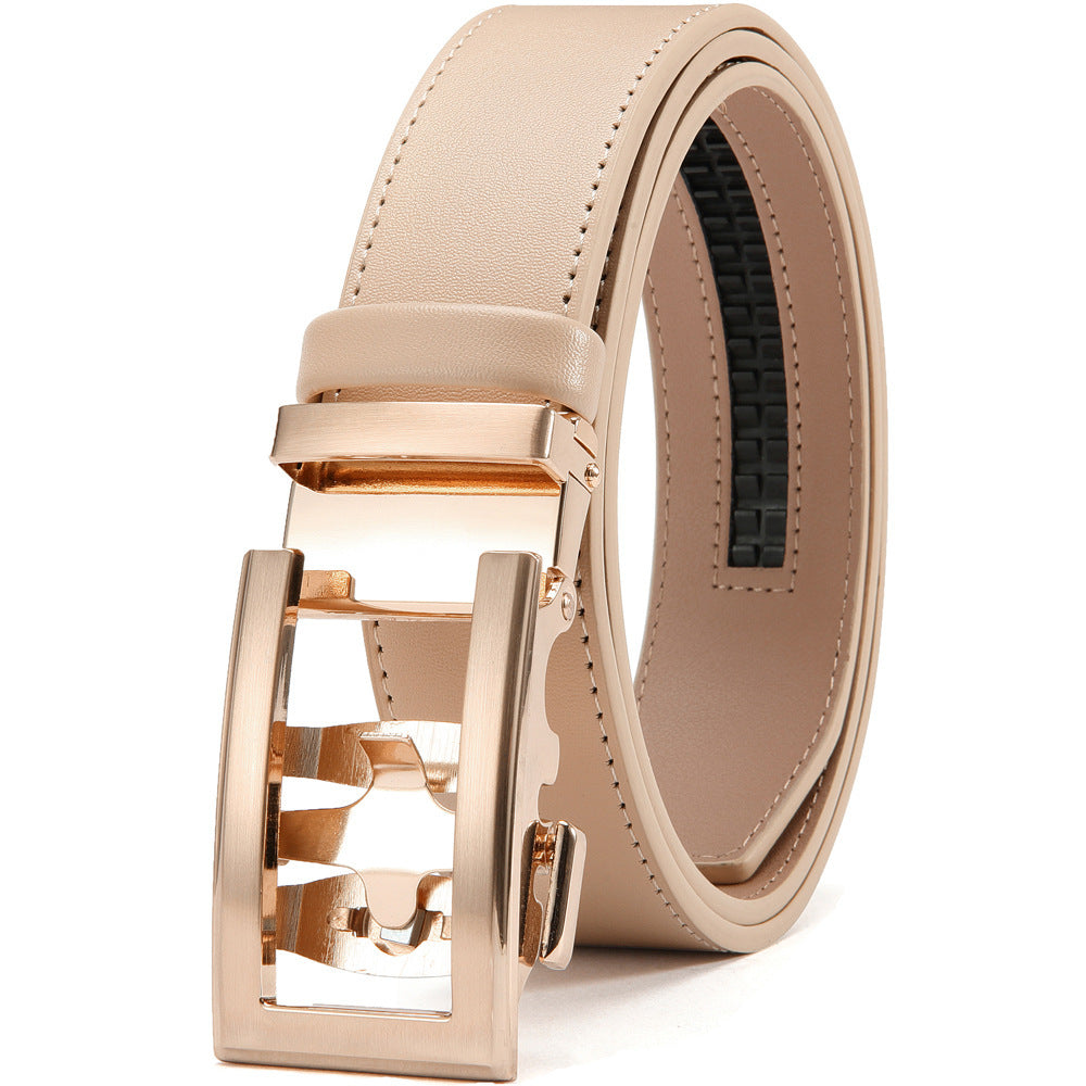 New Alloy Automatic Buckle Belt Men