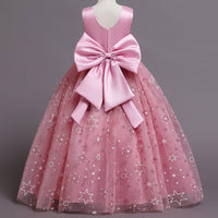 Girls Printed Mesh Tulle Tutu Dress