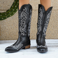Plus Size Women's Boots Pointed Retro