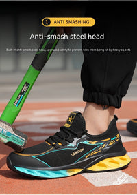 Ultra-light Breathable And Smash-resistant Anti-penetration Steel Shoes