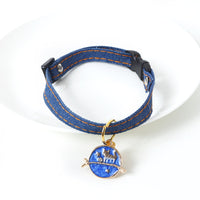 Pet denim five-pointed star pendant