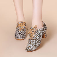 Latin Dance Mid-high Heel Dance Shoe