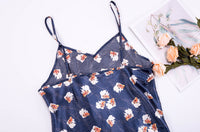 Sexy V-neck suspender nightdress