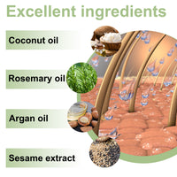 Herbal Dense Hair Oil Solid Anti-drop Strong Scalp Repair Soft And Smooth