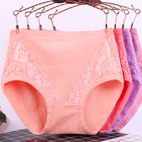 Women's Cotton Breathable Plus Size High Elastic Underwear