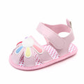 Little flower sandals soft sole non-slip toddler shoes