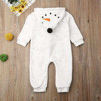 Hooded snowman jumpsuit