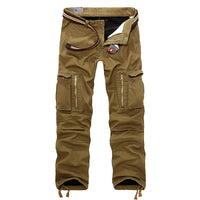 Winter Many New Men's Leisure Pants Pocket Tooling Plus