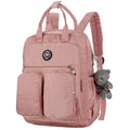 Nylon backpack college wind big school students large capacity multi-function backpack tide