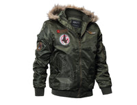 3D Plus Velvet Thick Winter Coat Coat Military Wear Tide Coat