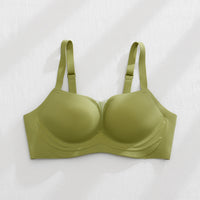French Seamless Underwear Small Breasts Lady's Special LaTeX Base Bra