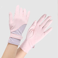 Outdoor Ice-sensitive Sun Protection Gloves For Women Summer Thin