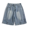 Workwear Inside-out Wear Denim Shorts Men's Retro Shorts