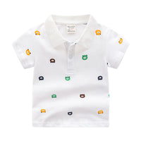 Cartoon Children's Shirt Short Sleeve POLO Shirt