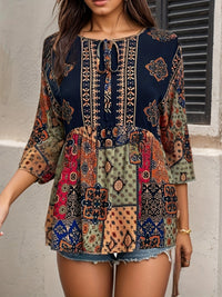 Seaside Vacation Women's Printed Top