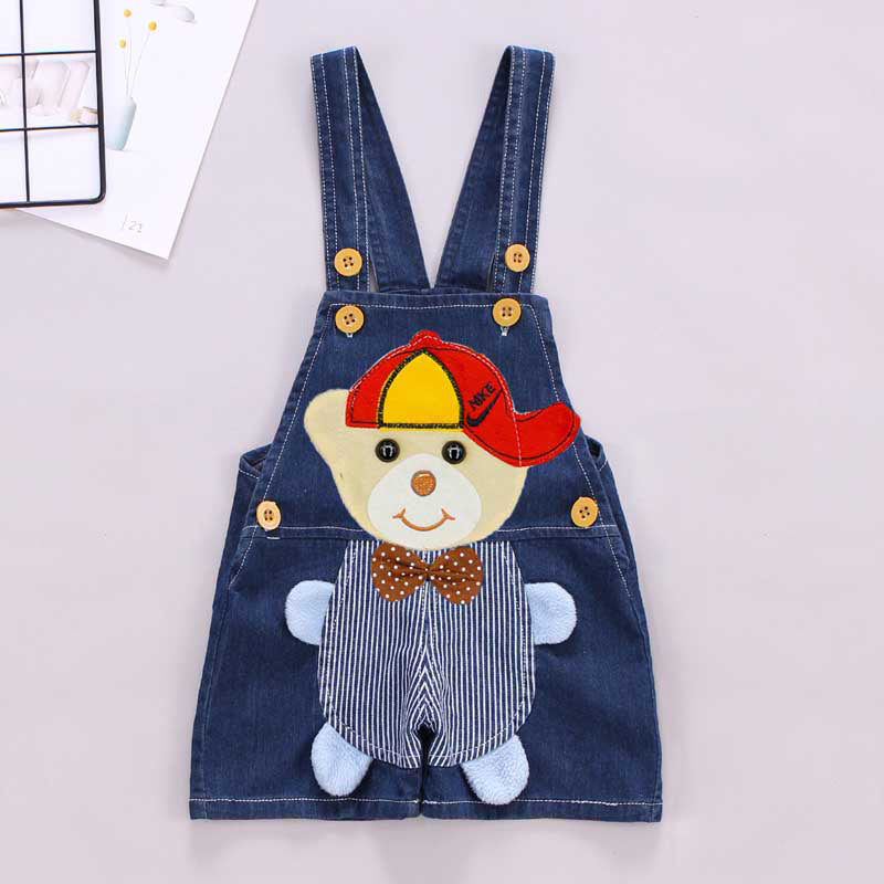 Children's summer denim overalls