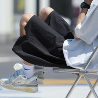 Men's Summer Thin Large Pocket Japanese Magazine Style Wear Fifth Pants