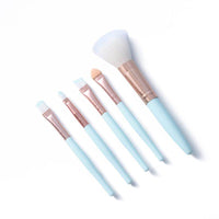 5 female makeup brushes set