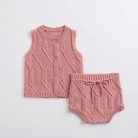 Knitted children's suit