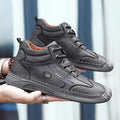 Men's microfiber high-top tooling shoes