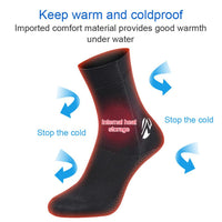 Winter swimming non-slip diving socks