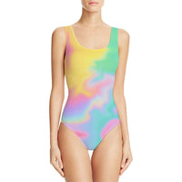 Girl's One-piece Swimming Suit Digital Printing