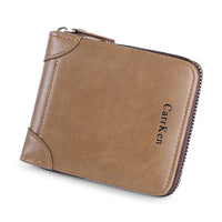 Retro Men's Horizontal Multifunctional Card Holder