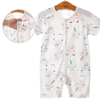 Summer thin long-sleeved newborn baby romper