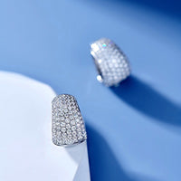Pave-set Light-luxury Earrings Womens American Style