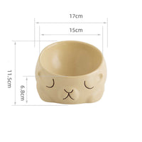 Ceramic Pet Bowl Cat Cartoon Creative