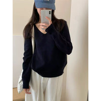 Versatile Slimming Long-sleeve Knit Top