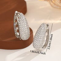 Women's European And American-style Micro-pave Cubic Zirconia Earrings