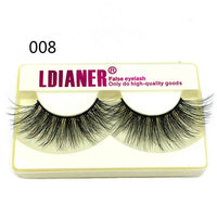 Mink Eyelashes 25mm Wispy Fluffy Fake Lashes