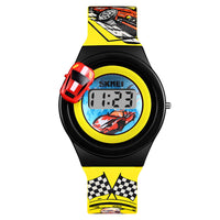 Rotating runway toy anime watch