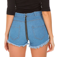 Denim Shorts Nightclub Women's Sexy High Waist Ripped Hole