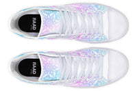 Fashion Printed Couple High Top Canvas Shoes